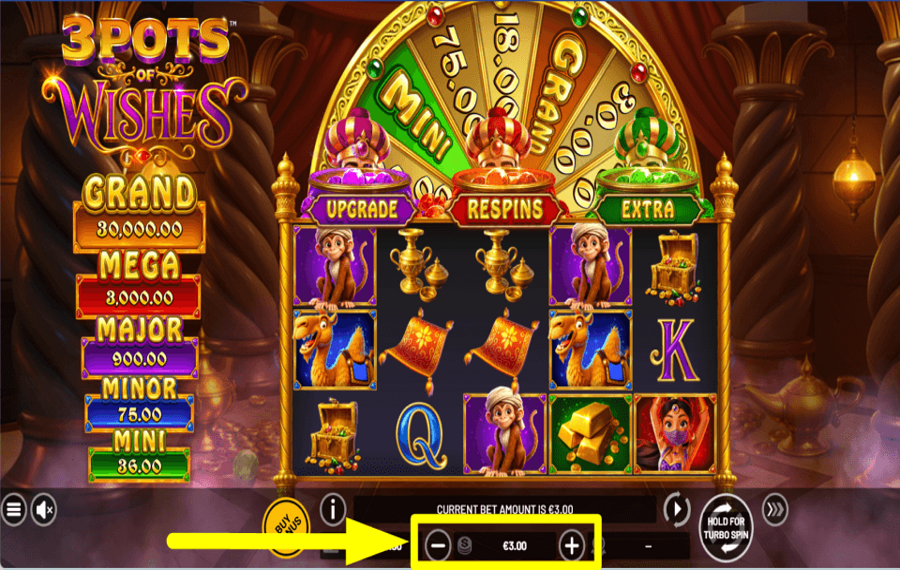 3 Pots of Wishes ELIGE TU APUESTA.