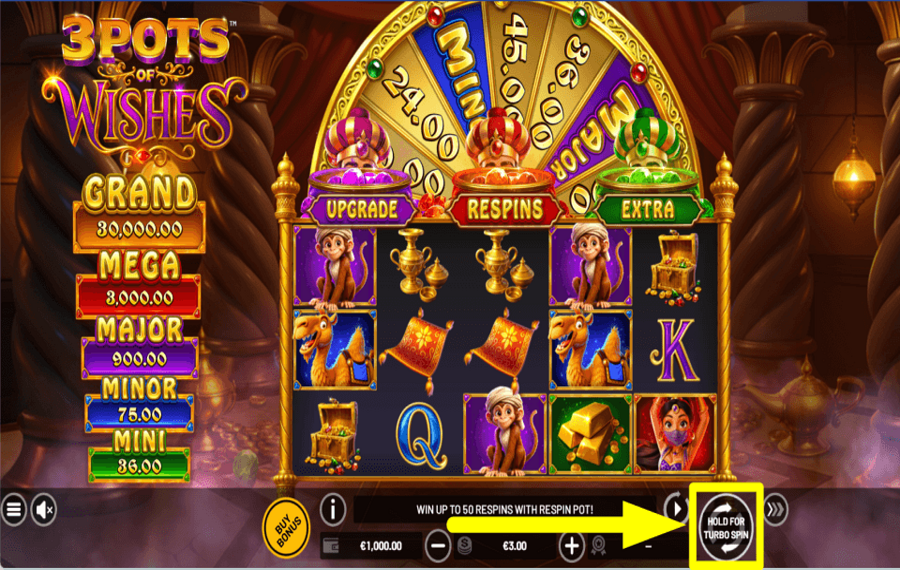 3 Pots of Wishes COMIENCE A JUGAR.