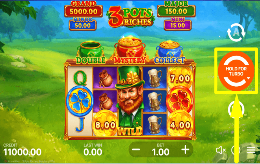 3 Pots Riches Hold and win IL EST TEMPS DE JOUER.