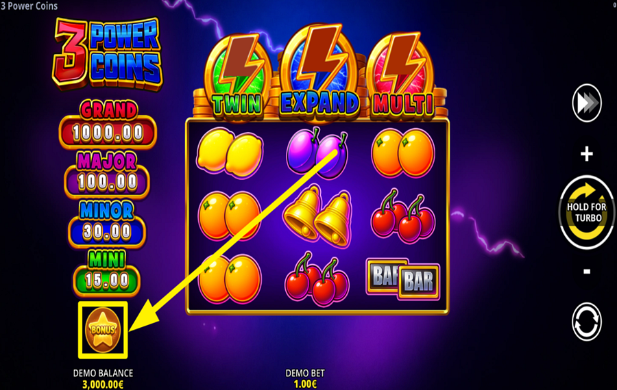 3 Power Coins Running Wins STRIVE FOR MORE!
