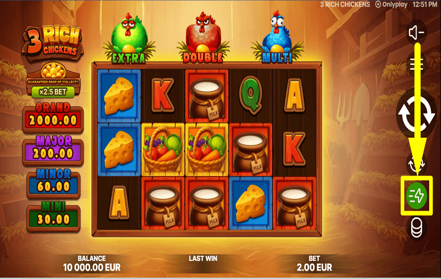 3 Rich Chickens ACCELERA IL TUO RITMO.