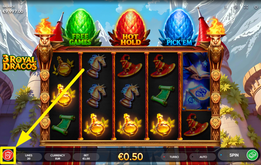 3 Royal Dracos TESTEN SIE IHR VERMÖGEN!