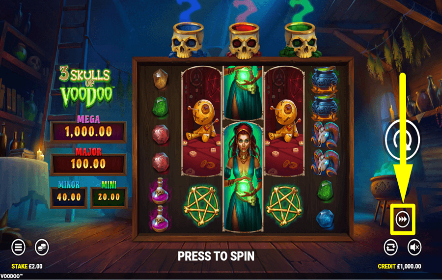 3 Skulls of Voodoo PICK UP THE PACE.
