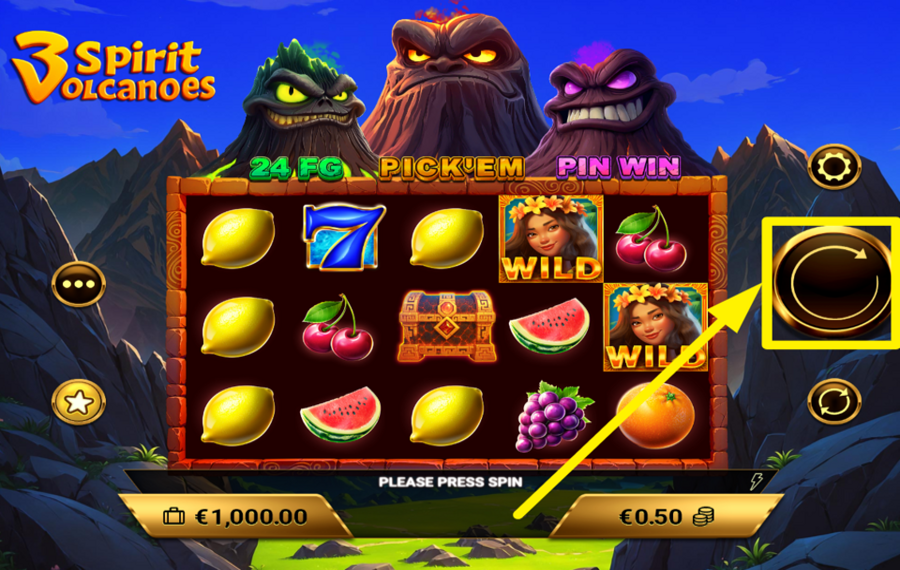 3 Spirit Volcanoes INIZIA IL TUO GIOCO!