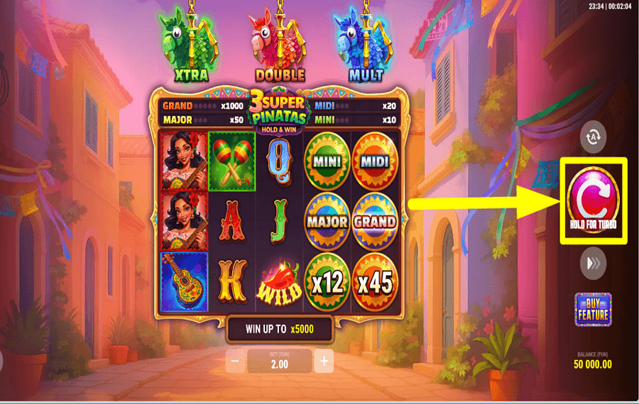3 Super Pinatas FANGEN SIE MIT DEM SPIELEN AN.