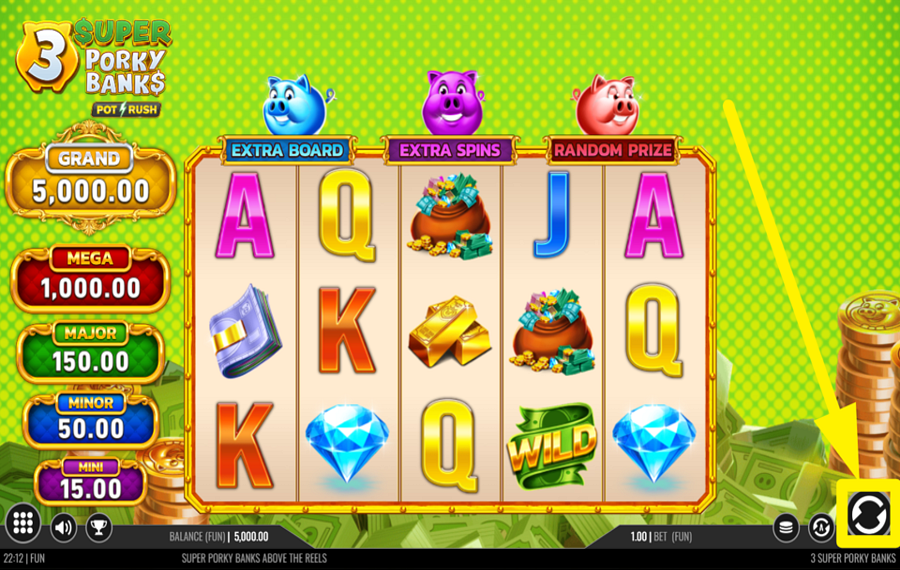 3 Super Porky Banks GIRE PARA O SUCESSO!