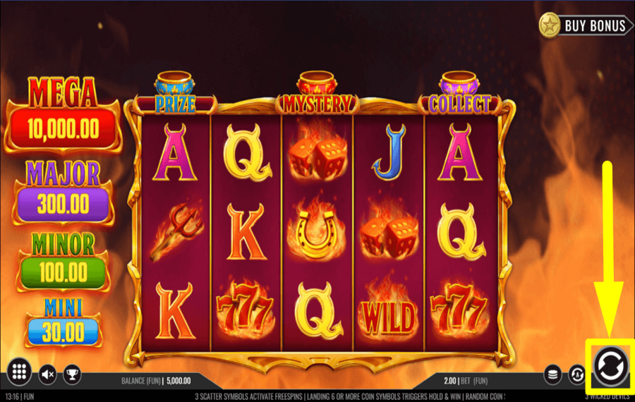 3 Wicked Devils COMMENCE GAMBLING.