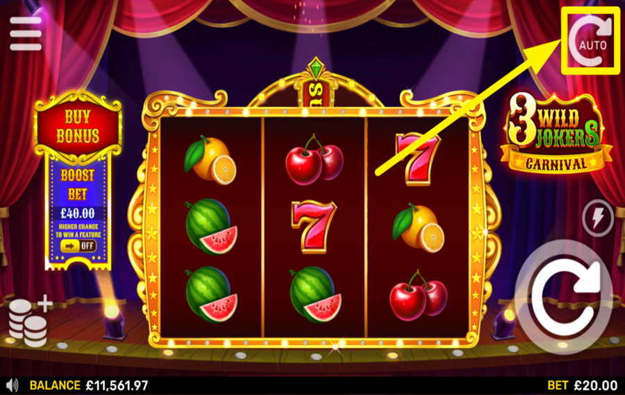 3 Wild Jokers Carnival USE THE AUTOPLAY FEATURE.