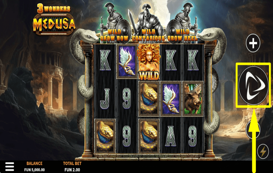 3 Wonders Medusa ZEIT ZUM SPIELEN.