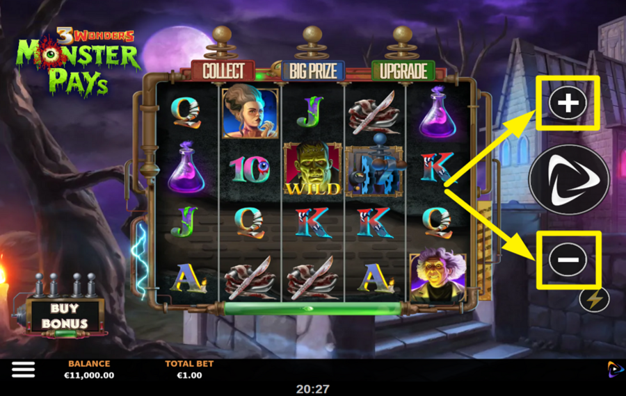 3 Wonders Monster Pays ¡HAZ TU APUESTA!