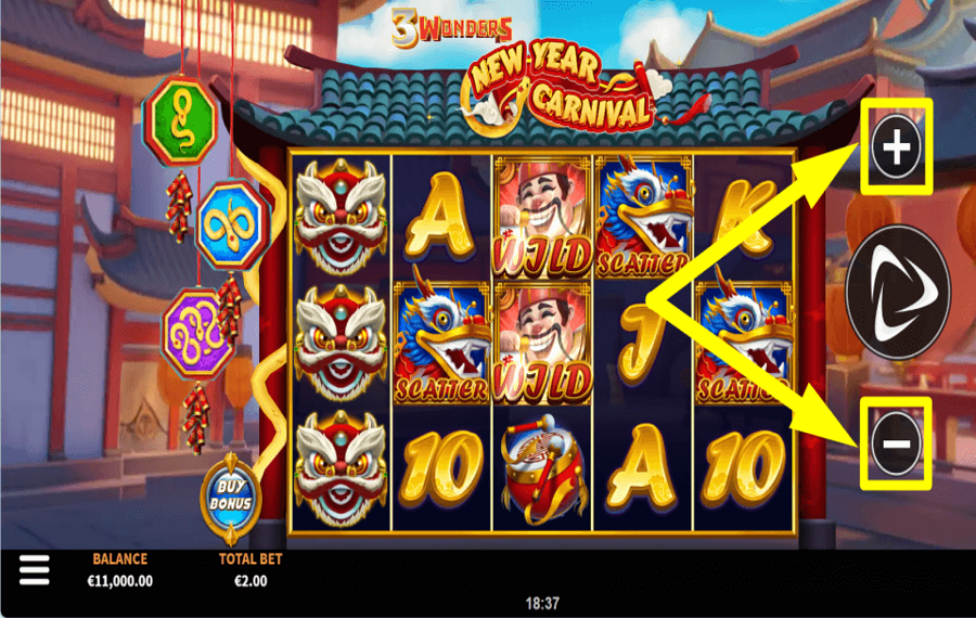 3 Wonders New Year Carnival ESTABLECER LA APUESTA.