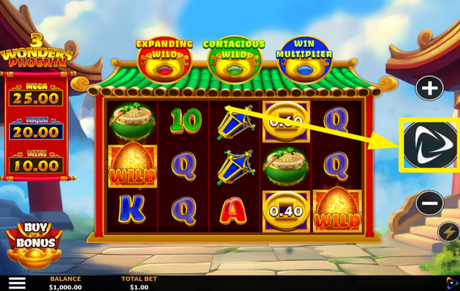 3 Wonders Phoenix DREH DREHEN UND GEWINNEN!