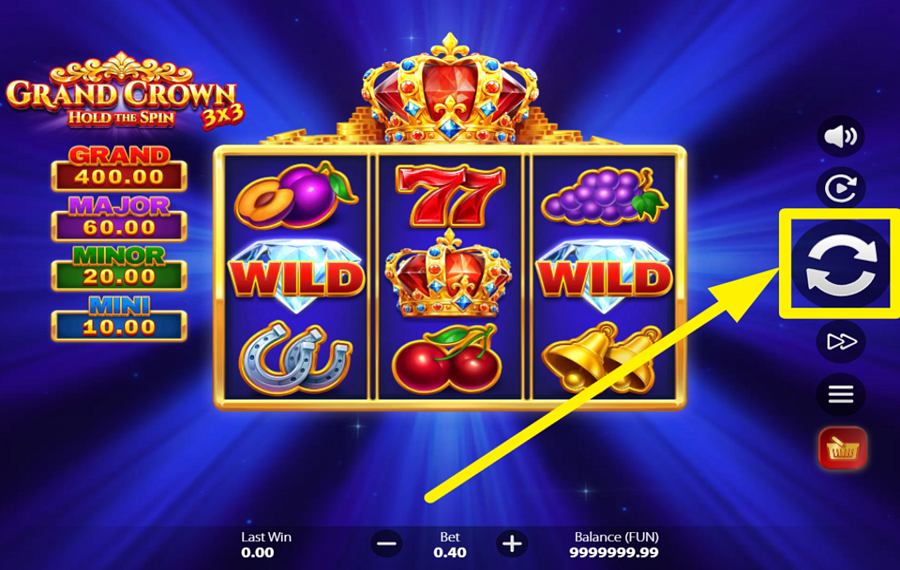 3x3 Grand Crown Hold the Spin ENTER THE ACTION!