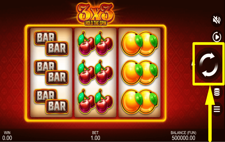 3x3 Hold The Spin Klicken Sie auf „Dream“, um zu gewinnen.