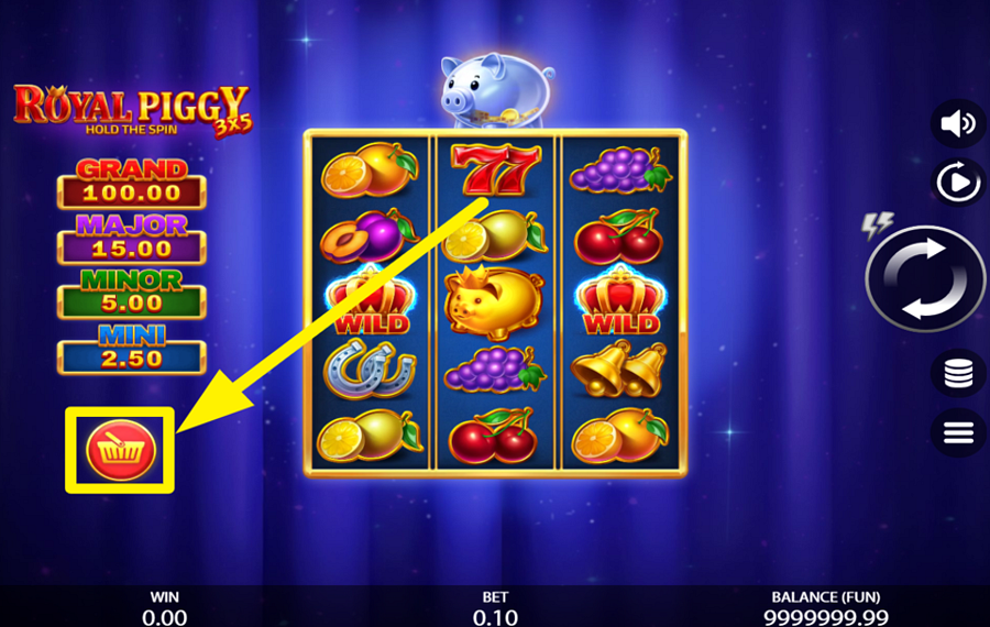 3x5 Royal Piggy Hold The Spin ACHETEZ LE TOUR BONUS.