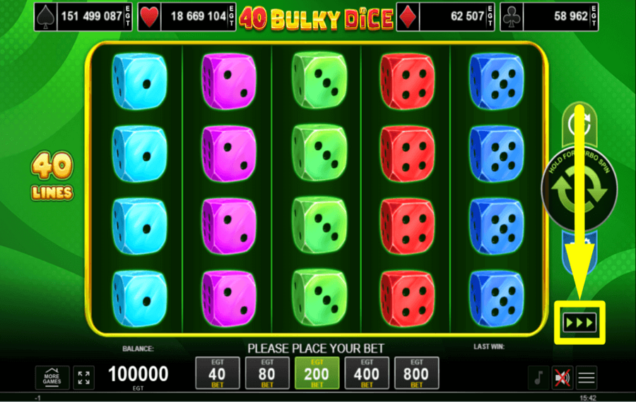 40 Bulky Dice STEP UP YOUR GAME.