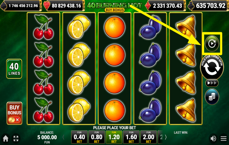 40 Burning Hot Buy Bonus АВТОМАТИЗИРУЙТЕ ВРАЩЕНИЯ.