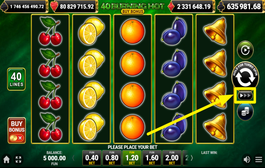 40 Burning Hot Buy Bonus УВЕЛИЧЬТЕ СКОРОСТЬ.