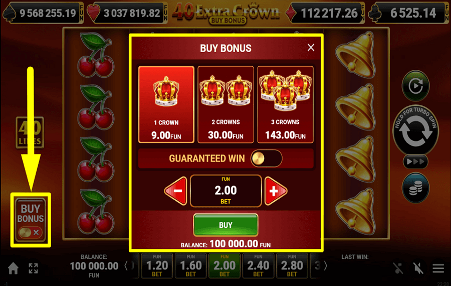 40 Extra Crown Buy Bonus SICHERN SIE SICH DEN BONUS.