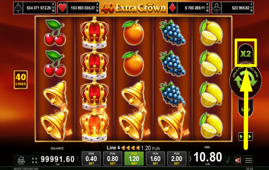 40 Extra Crown SETZ DEINE BELOHNUNGEN EIN.