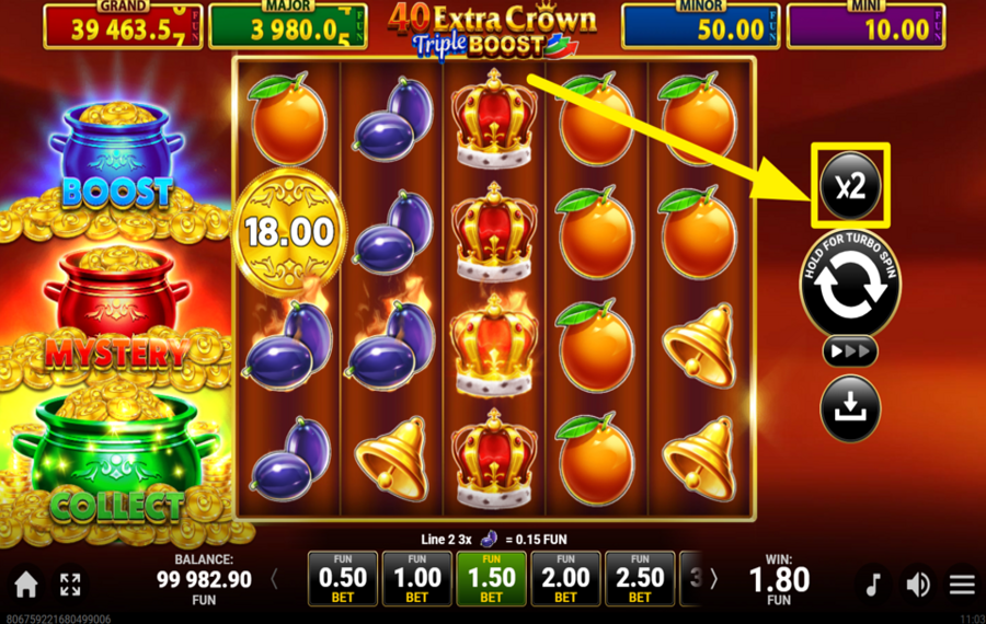 40 Extra Crown Triple Boost Golden Coins Link Setzen Sie Ihren Gewinn aufs Spiel!