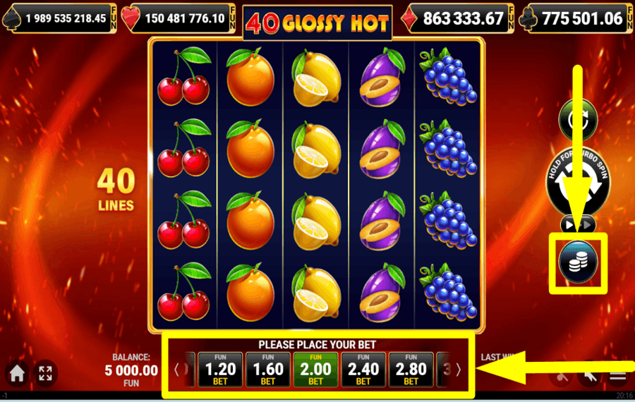 40 Glossy Hot ОПРЕДЕЛИТЕ СТАВКУ.