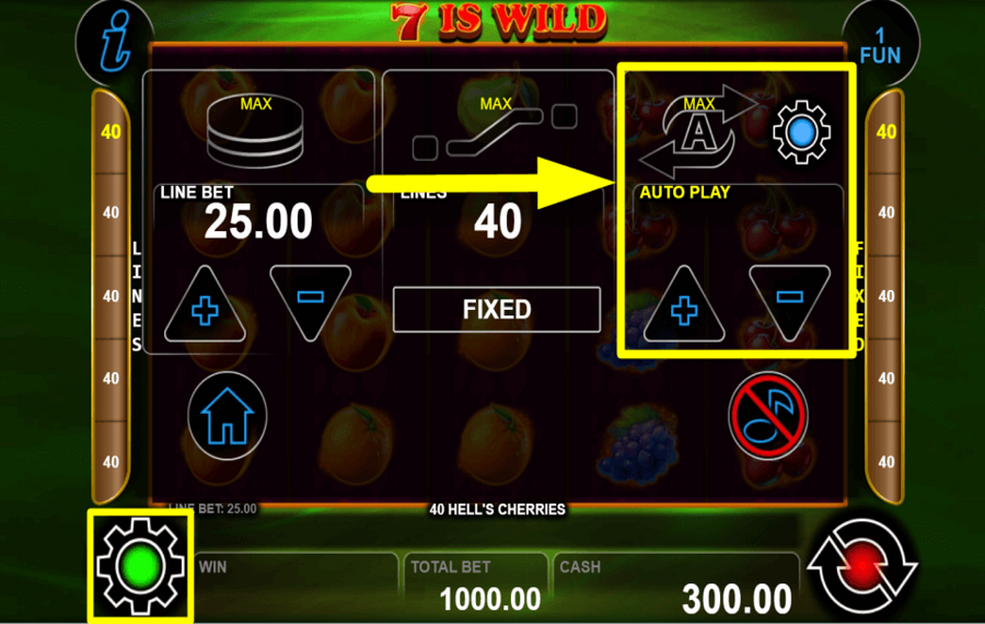 40 Hells Cherries HABILITAR REPRODUCCIÓN AUTOMÁTICA.