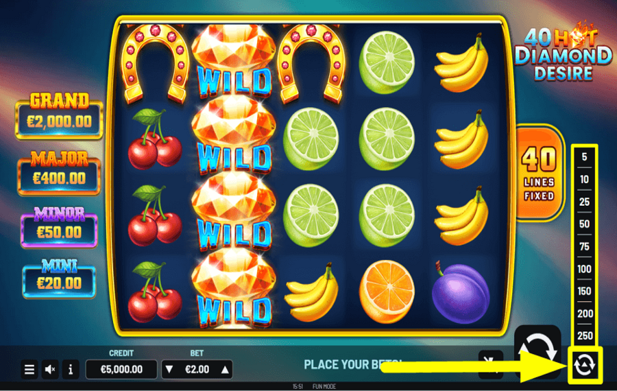 40 Hot Diamond Desire USE AUTOPLAY.