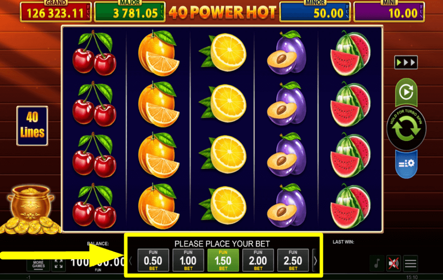 40 Power Hot Golden Coins Link SELECCIONE LA APUESTA.