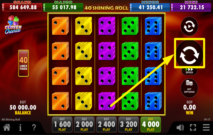 40 Shining Roll SPIN FOR SUCCESS!