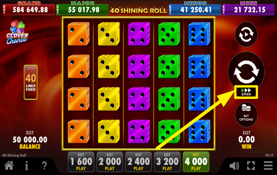 40 Shining Roll RAMP UP THE SPEED.