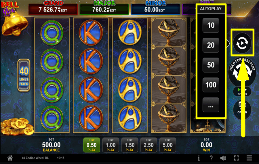 40 Zodiac Wheel Bell Link USE THE AUTOPLAY FEATURE.