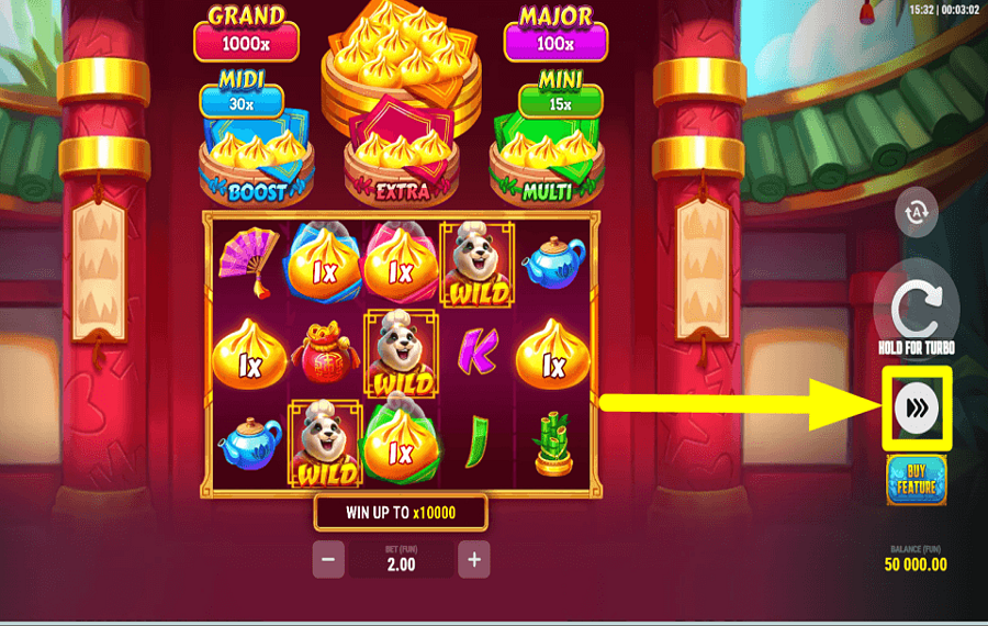 4 Bao Panda Hold and Win КОНТРОЛИРУЙТЕ СВОЙ ТЕМП.