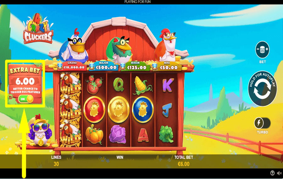 4 Crazy Cluckers CONTROL YOUR LUCK.