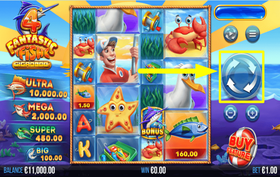 4 Fantastic Fish Gigablox PRESS PLAY TO BEGIN.