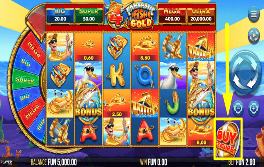 4 Fantastic Fish Gold CLAIM THE BONUS.