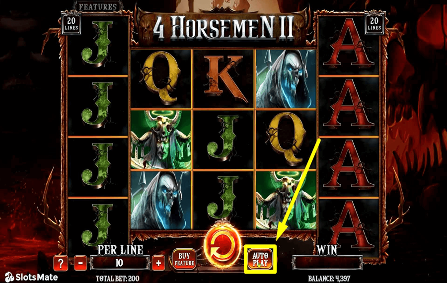 4 Horsemen II Using the optional “Autoplay” feature.