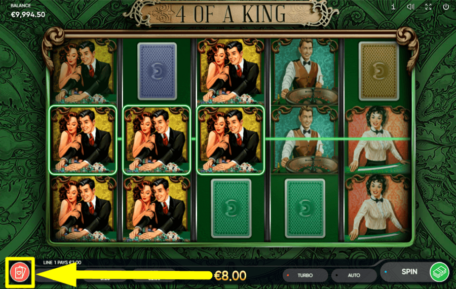 4 Of A King „SPIELEN“ SIE MIT IHREN GEWINNEN.