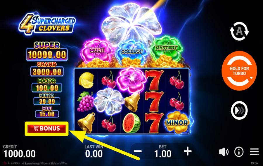 4 Supercharged Clovers Hold and Win ¿NECESITAS OTRA RONDA?