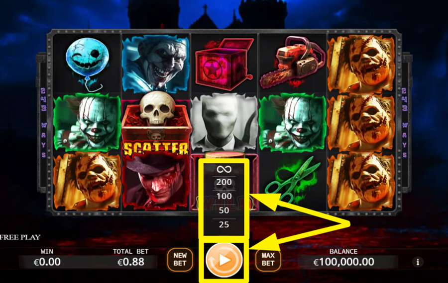 5 Bloodlusts EMPLOY THE AUTOMATIC SPIN.