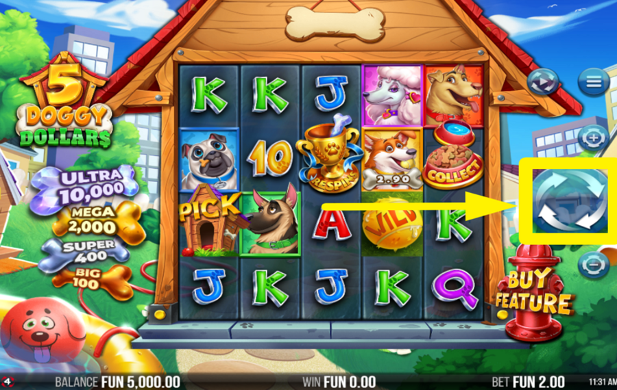 5 Doggy Dollars ИГРАЙТЕ В ИГРУ.