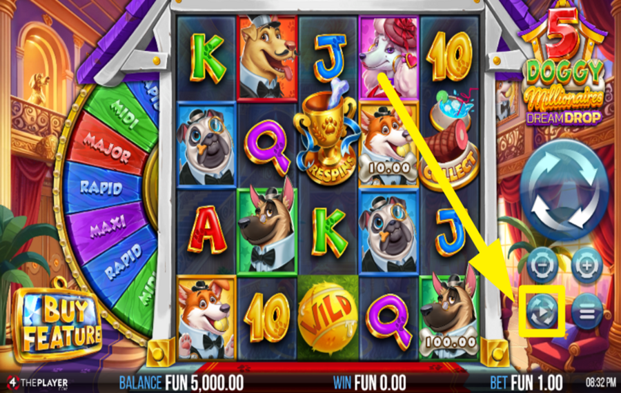 5 Doggy Millionaires Dream Drop USE THE AUTOPLAY FEATURE.