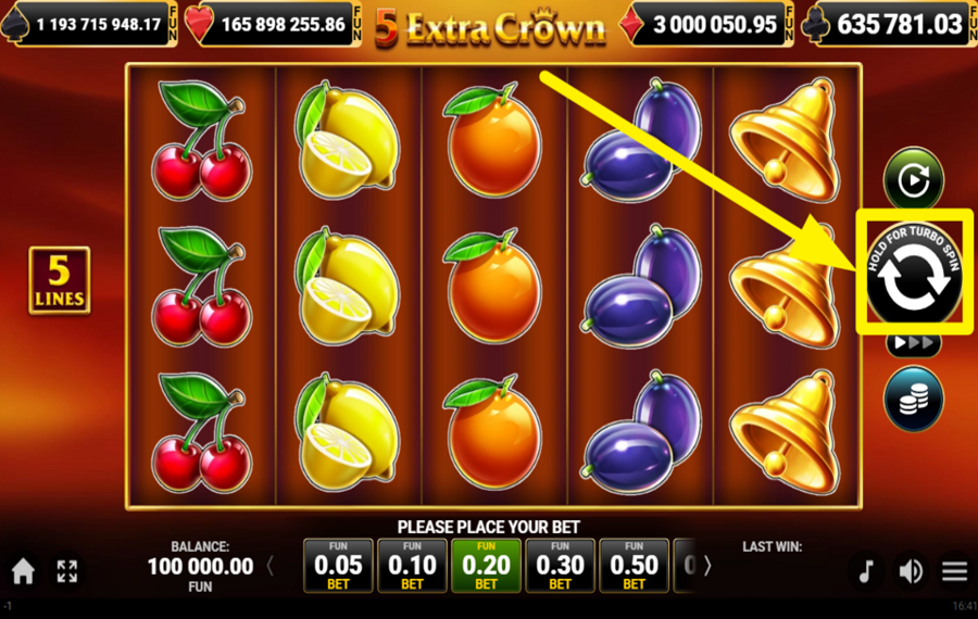 5 Extra Crown DREHEN SIE DIE WALZEN!