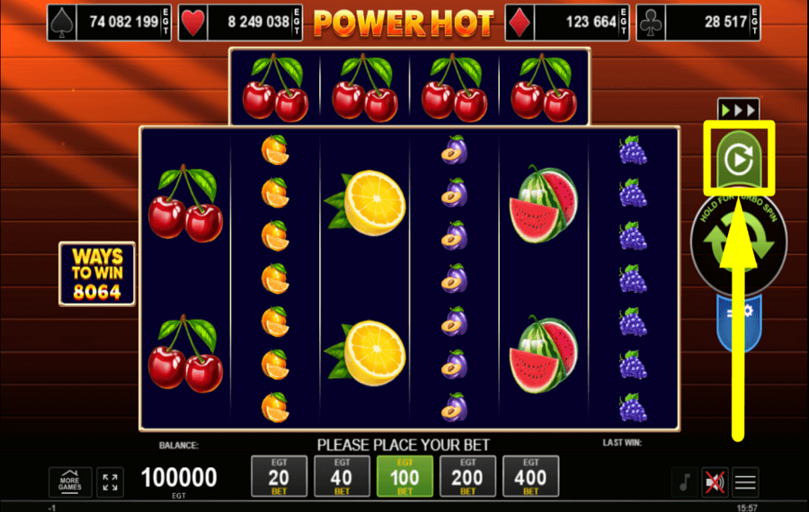 5 Power Hot АКТИВИРУЙТЕ АВТОВОСПРОИЗВЕДЕНИЕ.