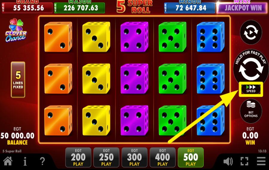 5 Super Roll RAMP UP THE SPEED.