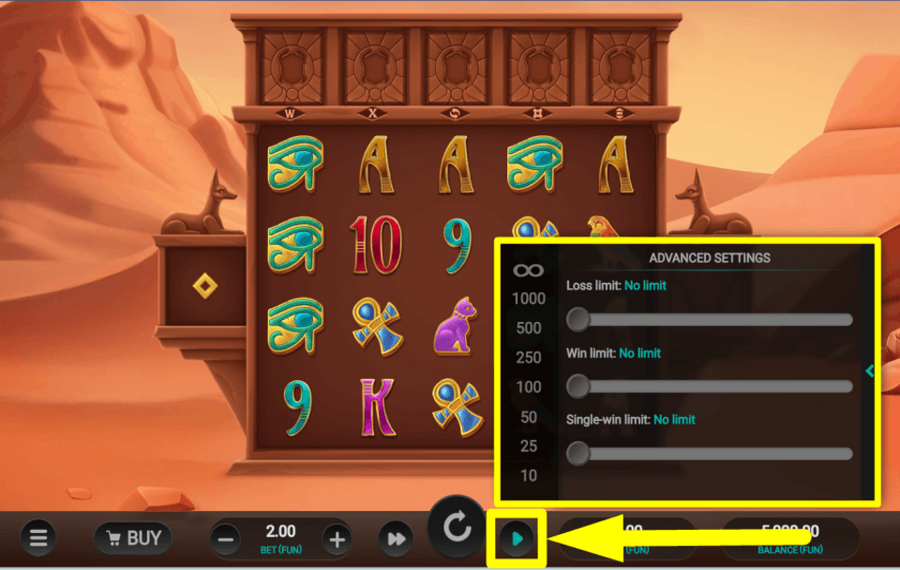 5 Tombs of Fortune APPLY AUTOPLAY.