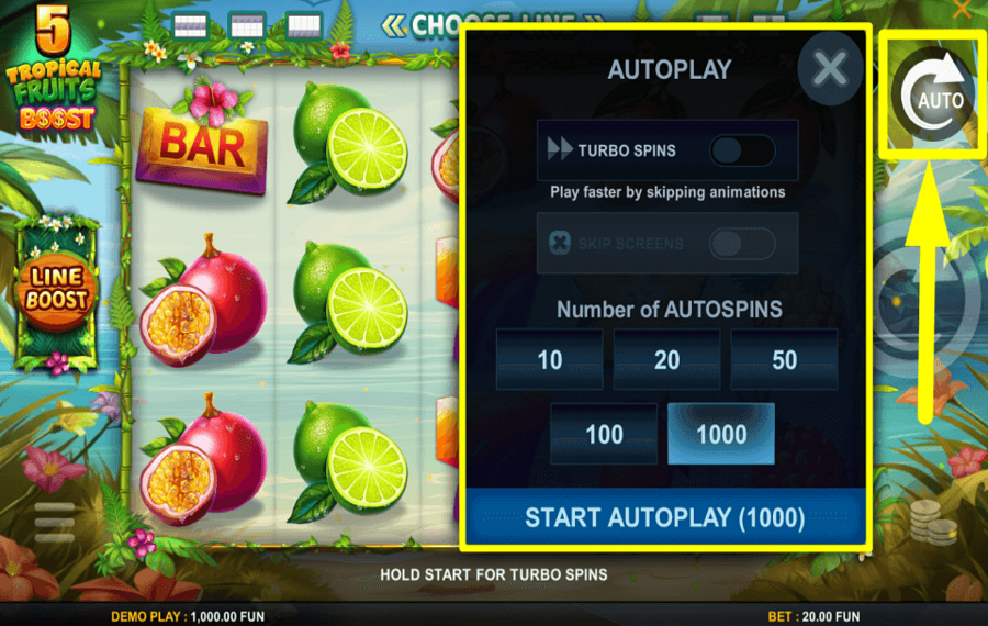 5 Tropical Fruits Boost PROCEDER AUTOMÁTICAMENTE.