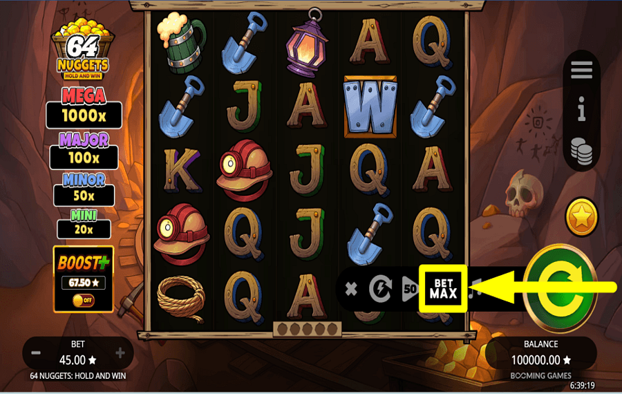 64 Nuggets Hold and Win AUGMENTEZ LES ENJEUX.