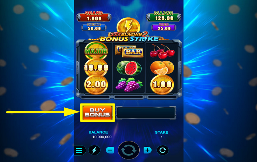 777 Blazing 2 Bonus Strike ¡AUMENTA LA DIVERSIÓN!