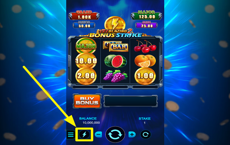 777 Blazing 2 Bonus Strike AUMENTA LA VELOCIDAD.